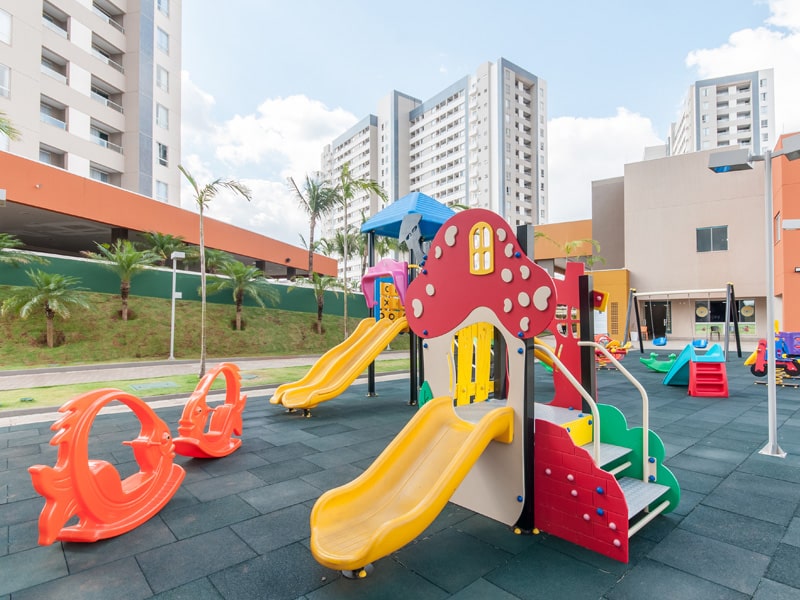 Playground ao ar livre do resort
